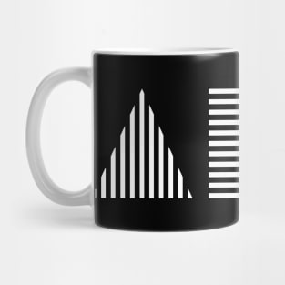 triangle square circle bauhaus design Mug